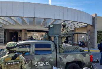 Militares sitian funeraria en Los Mochis, resguardan el cuerpo de «El Chueco»