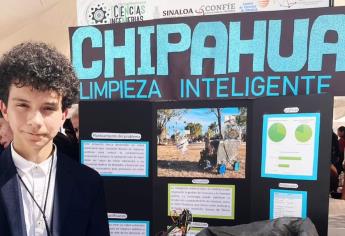 «Chipahua» el robot que recoge la basura; lo creo un joven sinaloense