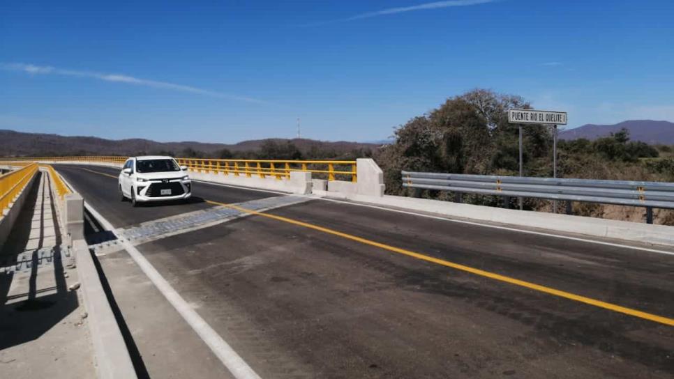 Sin descartarse aún que AMLO inaugure puente El Quelite el próximo viernes