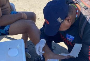 Dos personas resultan lesionadas en la Isla de la Piedra por piquetes de mantarraya