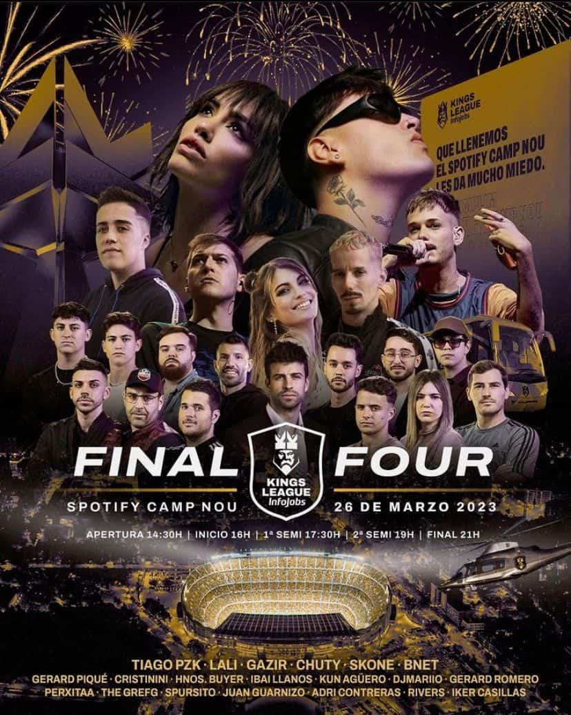Kings League: Cuándo y dónde ver el Final Four en el Camp Nou