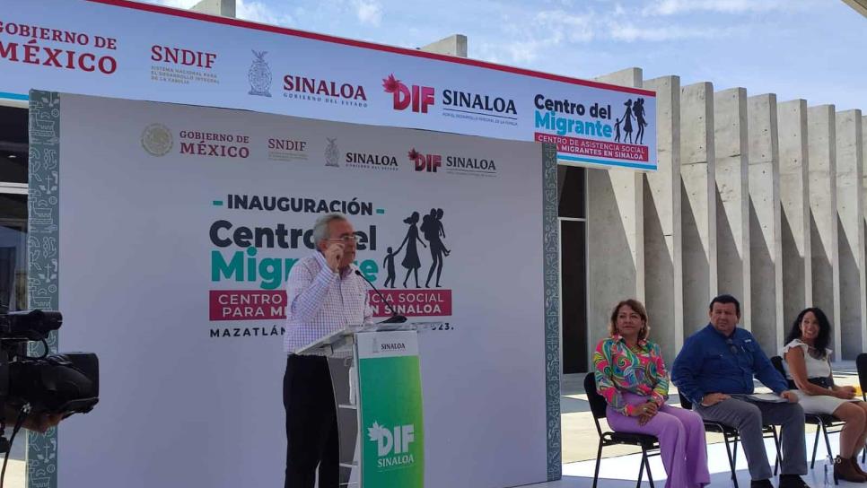 Inauguran Centro del Migrante en Mazatlán; recibirá a 10 familias al día