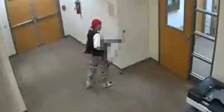 Momento en que abaten a la tiradora de Nashville que mató a 6 personas. | FOTO: Internet.