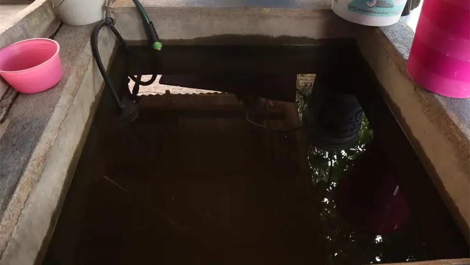 Los ciudadanos de Choix tienen días sin poder usar el agua de forma convencional. FOTO: Cortesía
