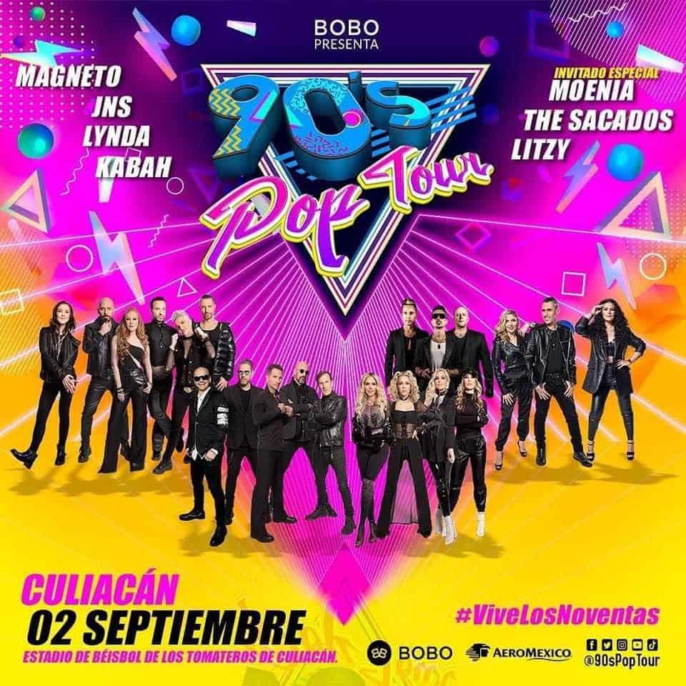 90s Pop Tour en Culiacán: Precios de los boletos y cómo conseguirlos