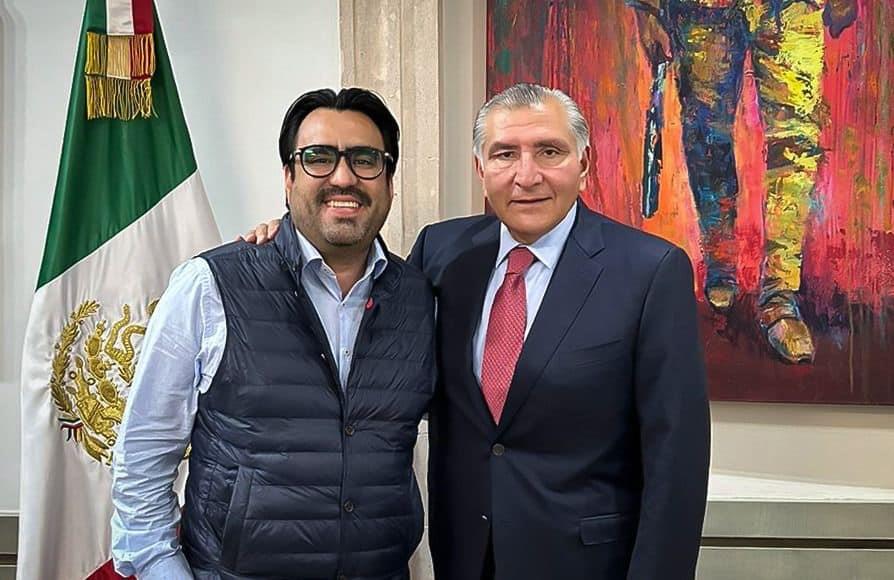 Alcalde de Culiacán se reúne con el Secretario de Gobernación, Adán Augusto López