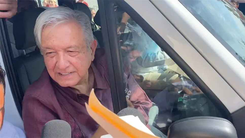 AMLO llegó este sábado a Sinaloa. FOTO: Luz Noticias