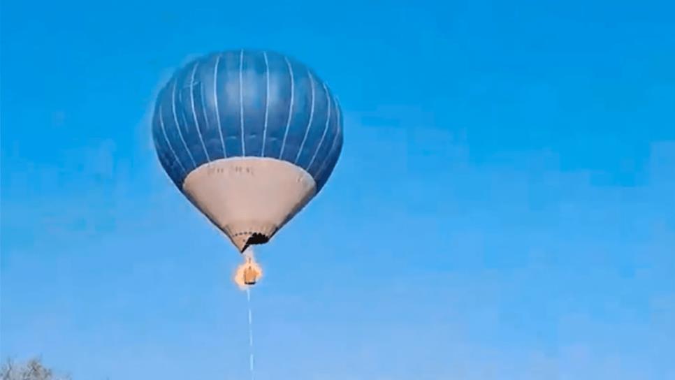 Menor de 13 años se recupera tras accidente en globo aerostático en Teotihuacán