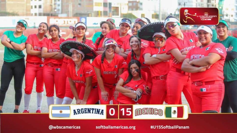 Ahomense Analy Uriarte debuta con México en softbol del Panamericano U-15