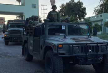 Llegan otros 300 elementos del Ejército a Culiacán