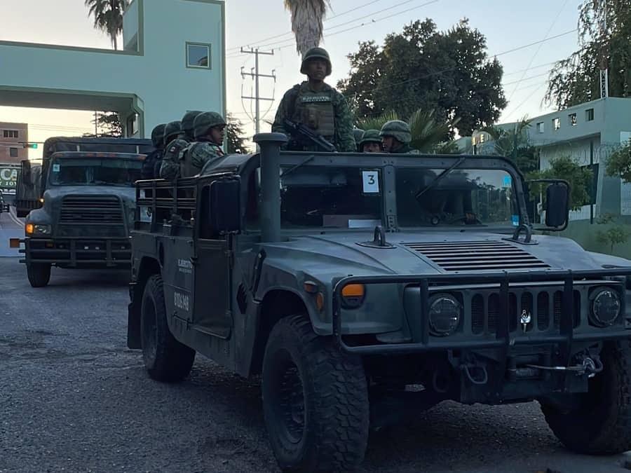 Llegan otros 300 elementos del Ejército a Culiacán