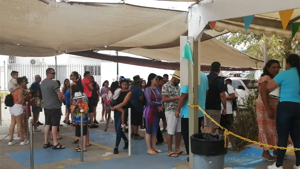 El Acuario Mazatlán luce lleno y con un chispazo de vida.| FOTO: Hugo Rodríguez.