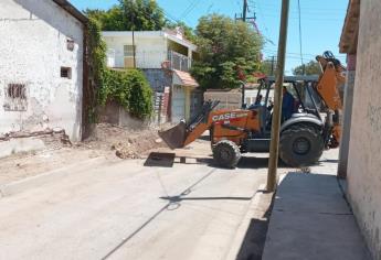 Ayuntamiento rehabilita tres callejones de Los Mochis