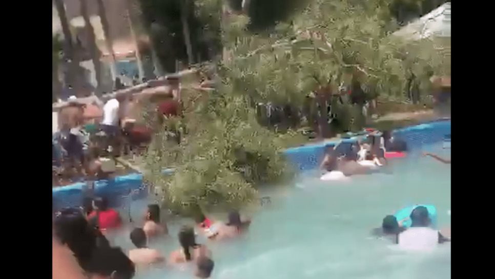 Cae árbol y mata a un bebé, en balneario de Guanajuato; reportan varios heridos | VIDEO