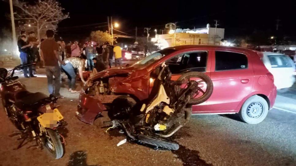 Muere un adolescente y dos más resultan heridos en choque en Mazatlán