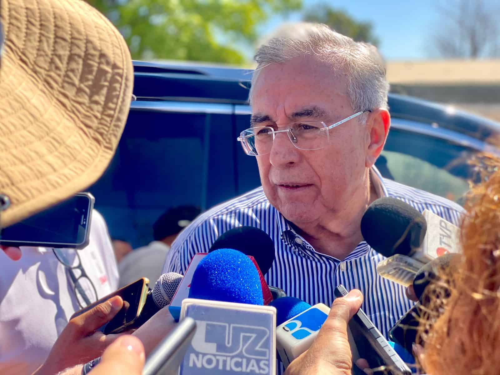 Rubén Rocha Moya, Gobernador de Sinaloa. FOTO: Heidi Fonseca.