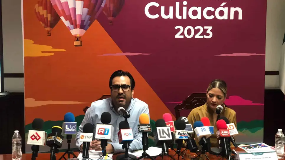 Todo listo para el «Festival del Globo Culiacán 2023», se esperan más de 80mil personas. | FOTO: Brandon Sainz.