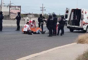 Atropellan a motociclista por La Costerita, en Culiacán