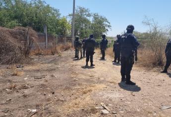 Militares localizan una persona sin vida en la cercanía del Dique Los Pobres, en Culiacán