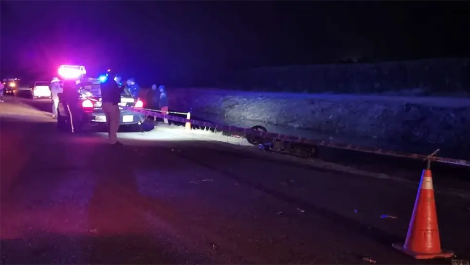 El accidente se suscitó alrededor de las 9:30 de la noche. FOTO: Luz Noticias