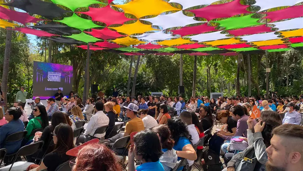 Secretaría de Economía inaugura «Summit»; impulsa a  sinaloenses a ser influencers . | FOTO: Heidi Fonseca.