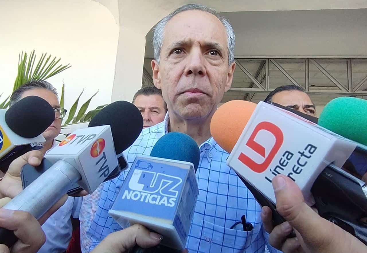 Gerardo Vargas compareciendo ante los medios. FOTO: Luz Noticias