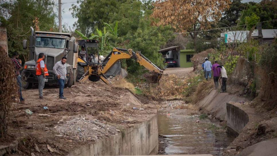 Juan de Dios Gámez asegura trabajos de limpieza para evitar inundaciones en Culiacán