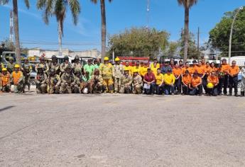 Ahome se suma al simulacro nacional, evacuan a empleados del Palacio y Unidad Administrativa