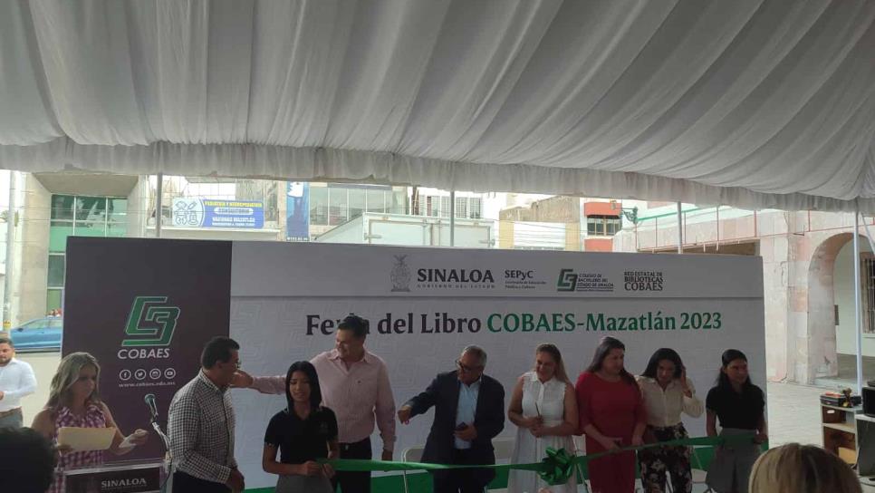 Arranca la Feria del Libro Cobaes-Mazatlán 2023
