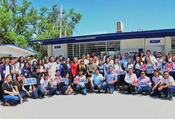 Rector de la UAS entrega obra en la Preparatoria Mochis Extensión Macapule, en Ahome