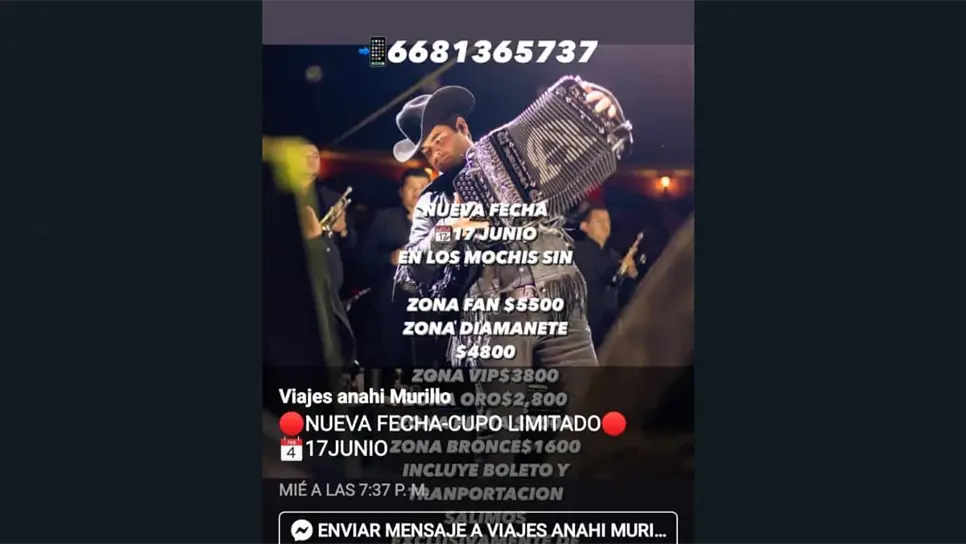 Revendedores «hacen su agosto» con boletos de Alfredo Olivas en Los Mochis