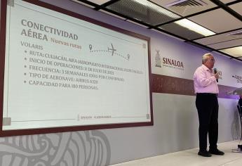 Aeropuerto de Culiacán tendrá vuelos al AIFA el próximo 11 de julio: Rocha