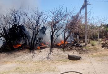 Adulto muere calcinado en incendio en su domicilio en Jahuara II, El Fuerte