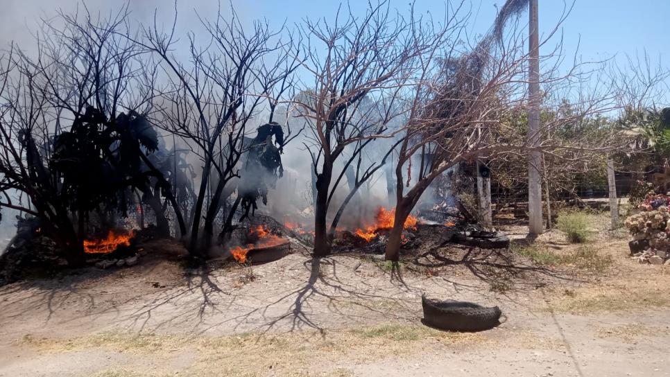 Adulto muere calcinado en incendio en su domicilio en Jahuara II, El Fuerte