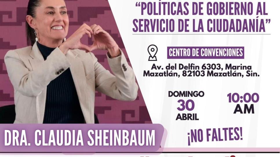 Claudia Sheinbaum se reunirá con alcaldes y diputados de Sinaloa