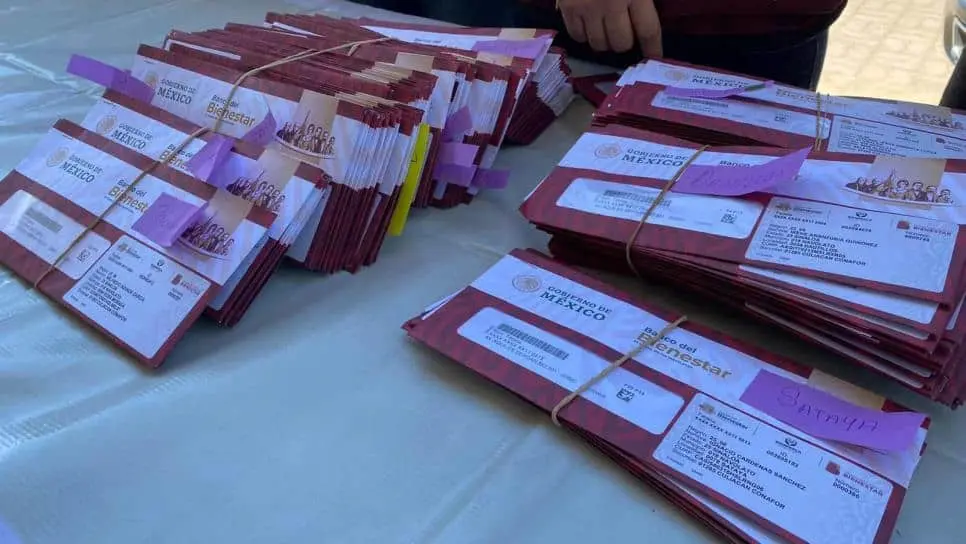 Ya son 455 mil tarjetas del Banco del Bienestar entregadas en Sinaloa . | FOTO: Temática.