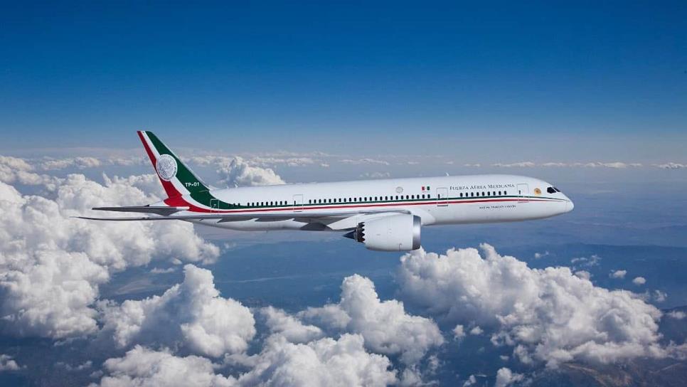 Avión presidencial se despide de México y viaja rumbo a Tayikistán