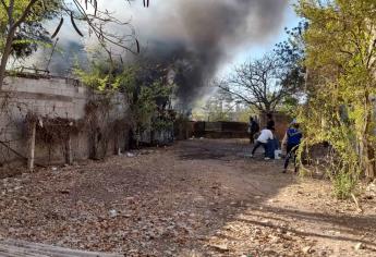 Tres casas se incendian en Bachigualato, Culiacán