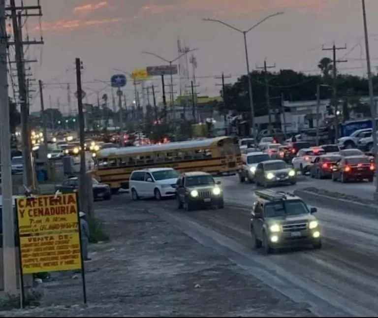 Alerta: Matamoros amanece con balaceras y bloqueos. | FOTO: Redes.