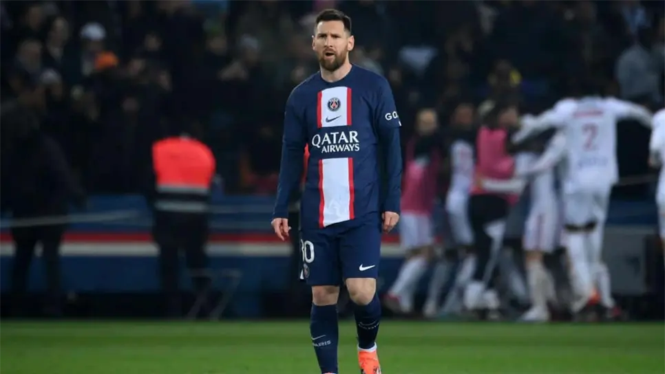 Lionel Messi en un partido con el PSG. FOTO: Internet