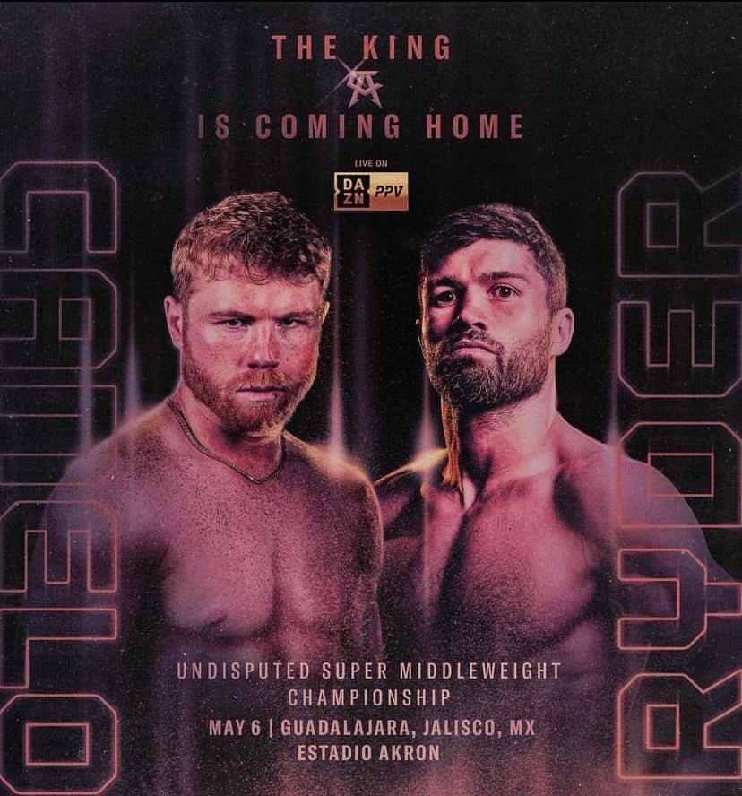 Canelo vs Ryder: Cuándo y dónde ver la pelea Canelo vs Ryder: Cuándo y dónde ver la pelea