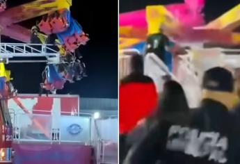 Feria de Nogales: Varias personas heridas tras desplomarse juego mecánico | VIDEO