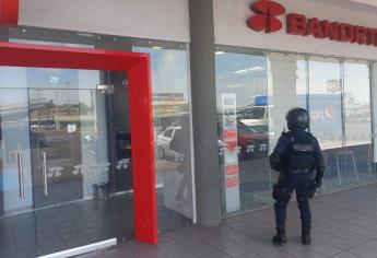 Un sujeto asaltó un banco aplena luz del día en Culiacán