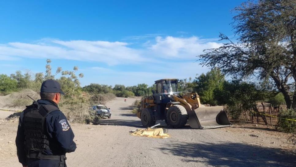 Motociclista muere al chocar contra maquinaria de construcción en Guasave