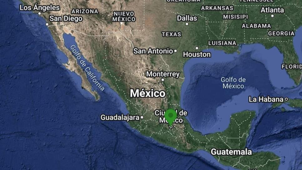 Se registra temblor en la Ciudad de México