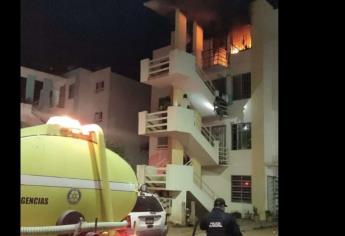 Se quema departamento en Alturas  del Sur, Culiacán