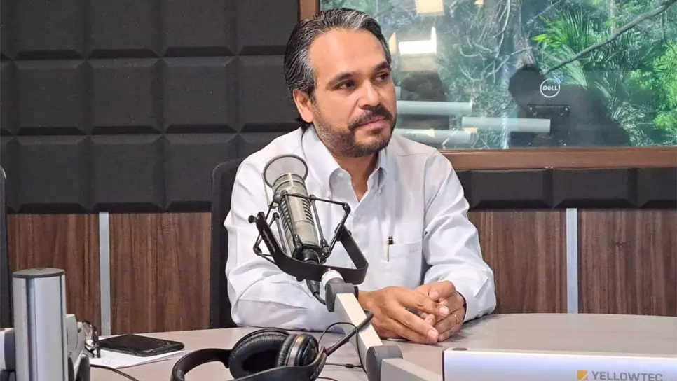 Sergio Mario Arredondo Salas en entrevista para Luz Noticias. FOTO: Luz Noticias