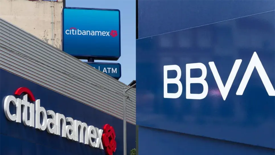 Son los dos bancos con más clientes en México. FOTO: Internet