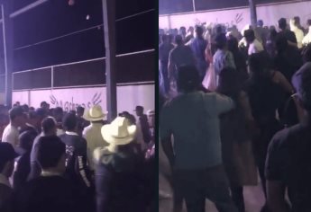 Quinceañera observa cómo navajean a joven durante su festejo en Ahome | VIDEO