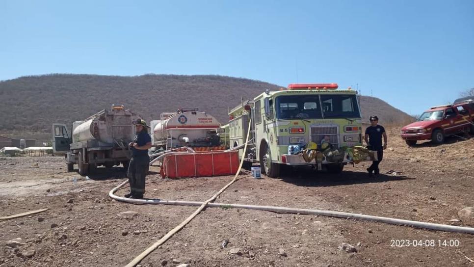 Se incendia un rancho en la sindicatura de Tacuichamona, en Culiacán 